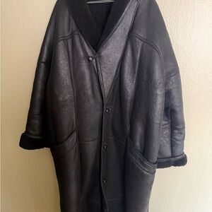 Men’s Eduardo Bassoni shearling trench